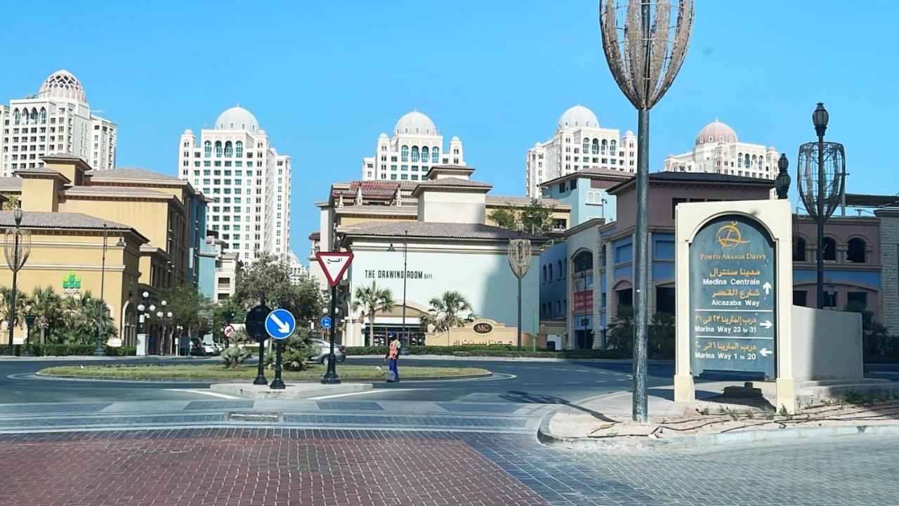 Luxury 2 Bedroom Apt In The Pearl With Marina View Doha Exterior foto